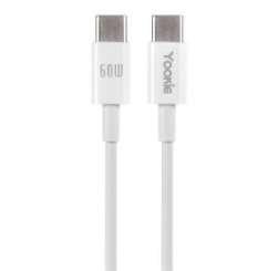 Yookie CB31 fast Cable USB C to Type c 60W 1M white